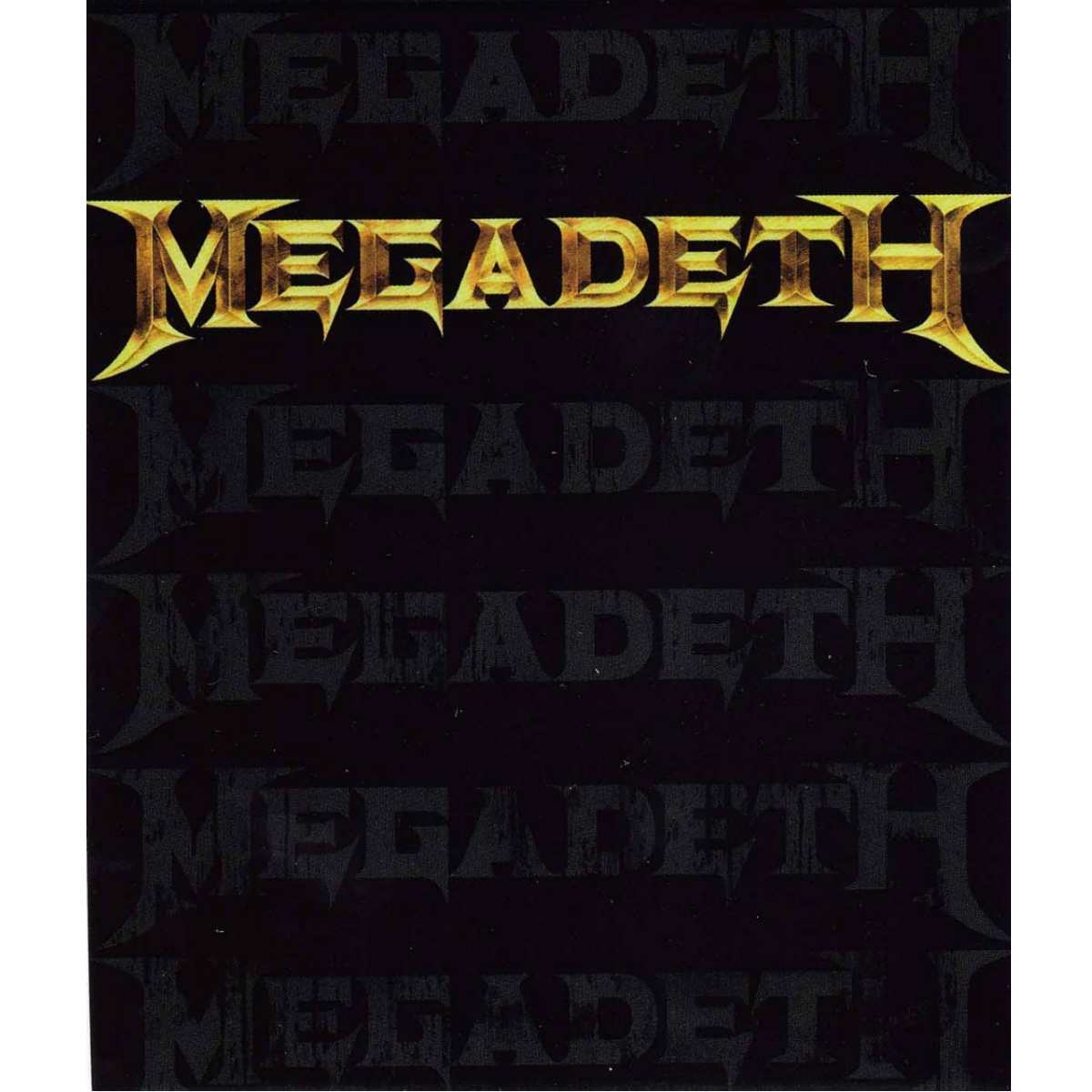 Megadeth Multi Logo Sticker