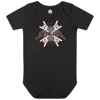 Metallica Crosshorns Organic Baby Bodysuit