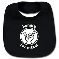 Hungry For Metal Organic Baby Bib