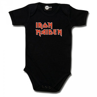 Iron Maiden Logo Organic Baby Body Suit