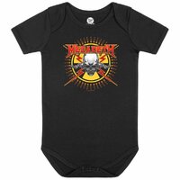 Megadeth Skull & Bullets Organic Baby Bodysuit