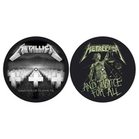 Metallica Master Of Puppets And Justice For All Turntable Slipmats