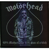 Motorhead Lemmy 49% Motherf**ker Patch