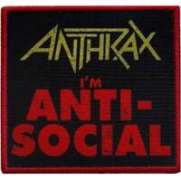 Anthrax Anti Social Patch