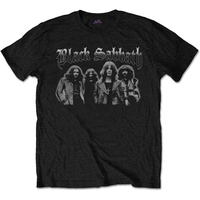 Black Sabbath Greyscale Group Shirt