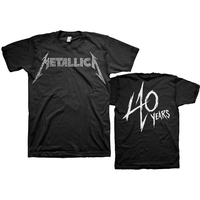 Metallica 40th Anniversary Songs Logo Shirt