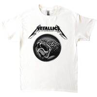 Metallica Black Album Poster White Shirt