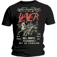 Slayer Hell Awaits Vintage Flyer Shirt