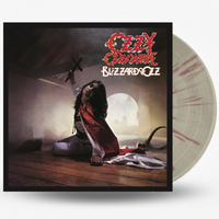 Ozzy Osbourne Blizzard Of Ozz Vinyl LP Record Silver Red Swirls
