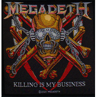 Megadeth Killing Is My Business Woven Patch