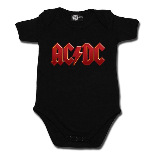 AC/DC Colour Logo Baby Bodysuit [Size: 68/74 (6–12 months)]