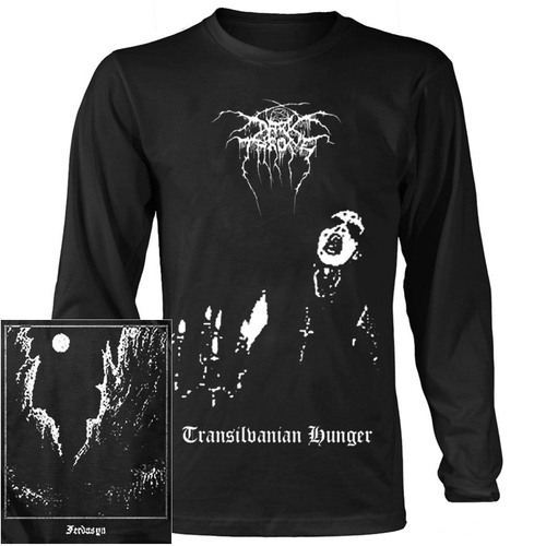 Darkthrone Transilvanian Hunger Long Sleeve Shirt Dark Throne [Size: XXL]