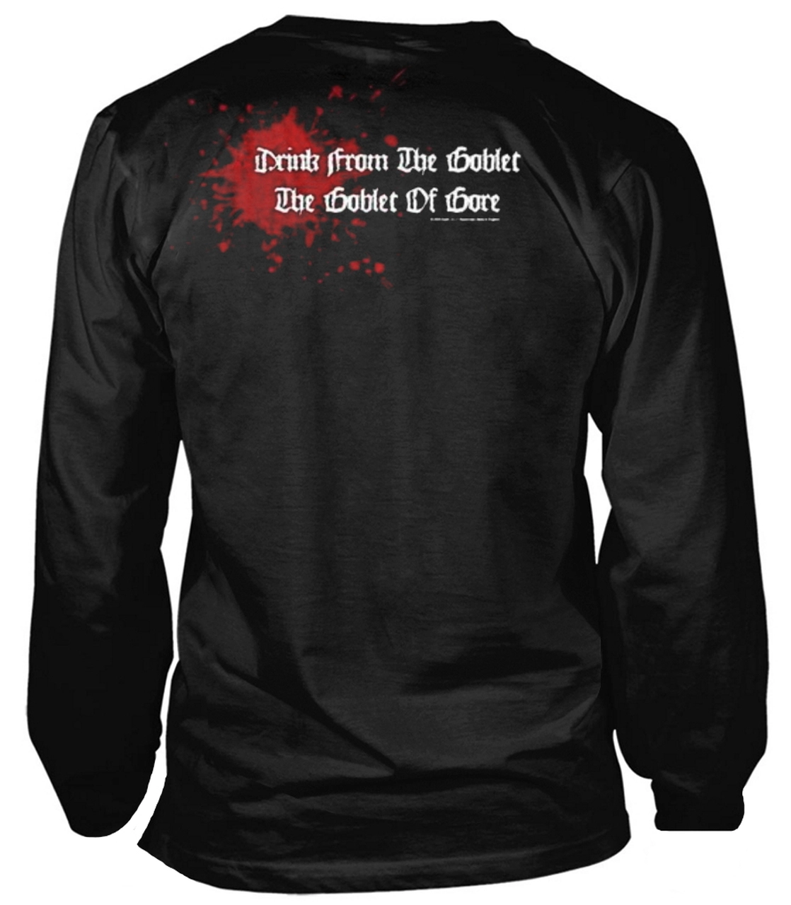 Gothic knife blood' Unisex Long Sleeve Hoodie Shirt