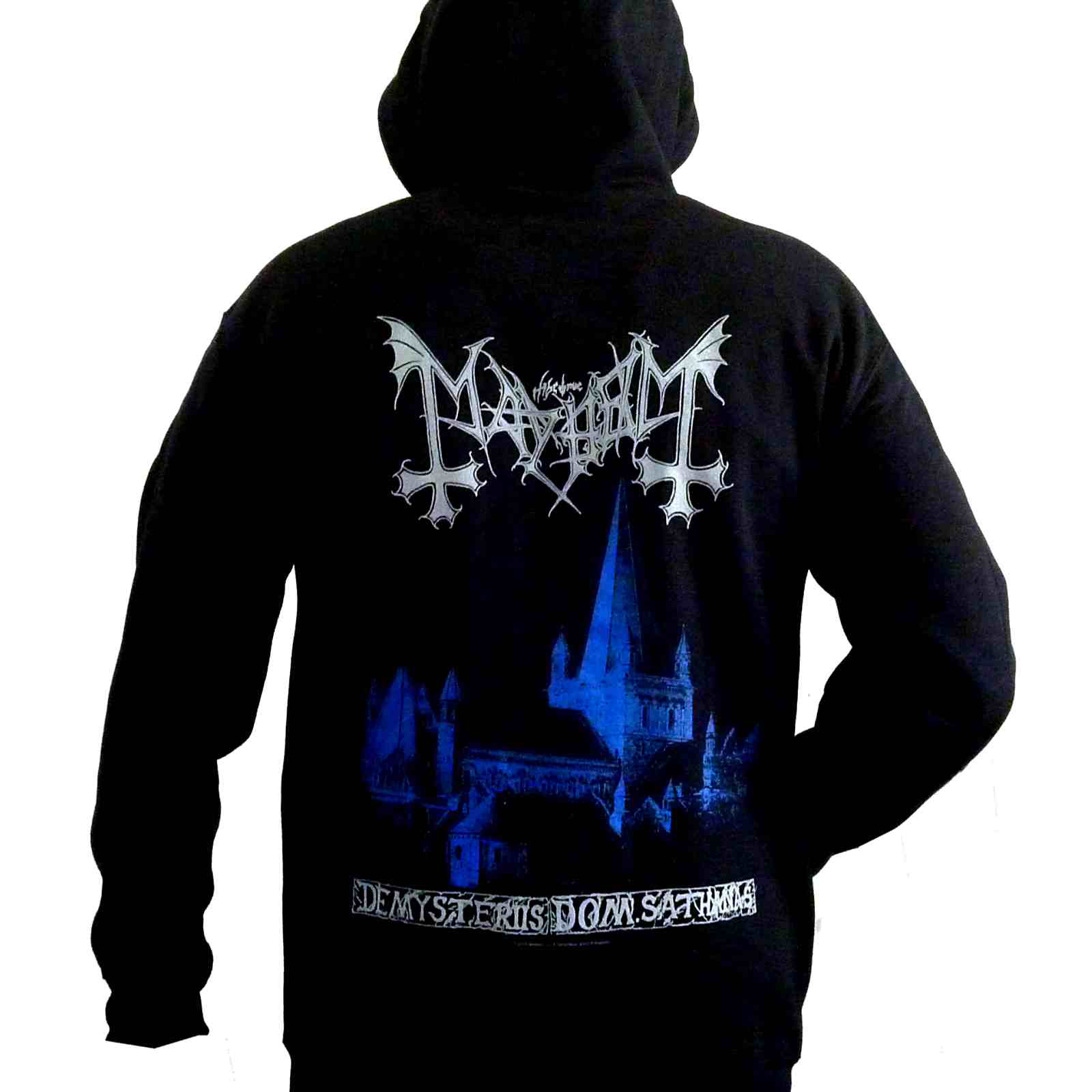 Mayhem Hoodie Mayhem De Mysteriis Dom Sathanas Alive Hooded Sweatshirt Black Metal Merch Metal Band T Shirt Metal Band Tee Shirts