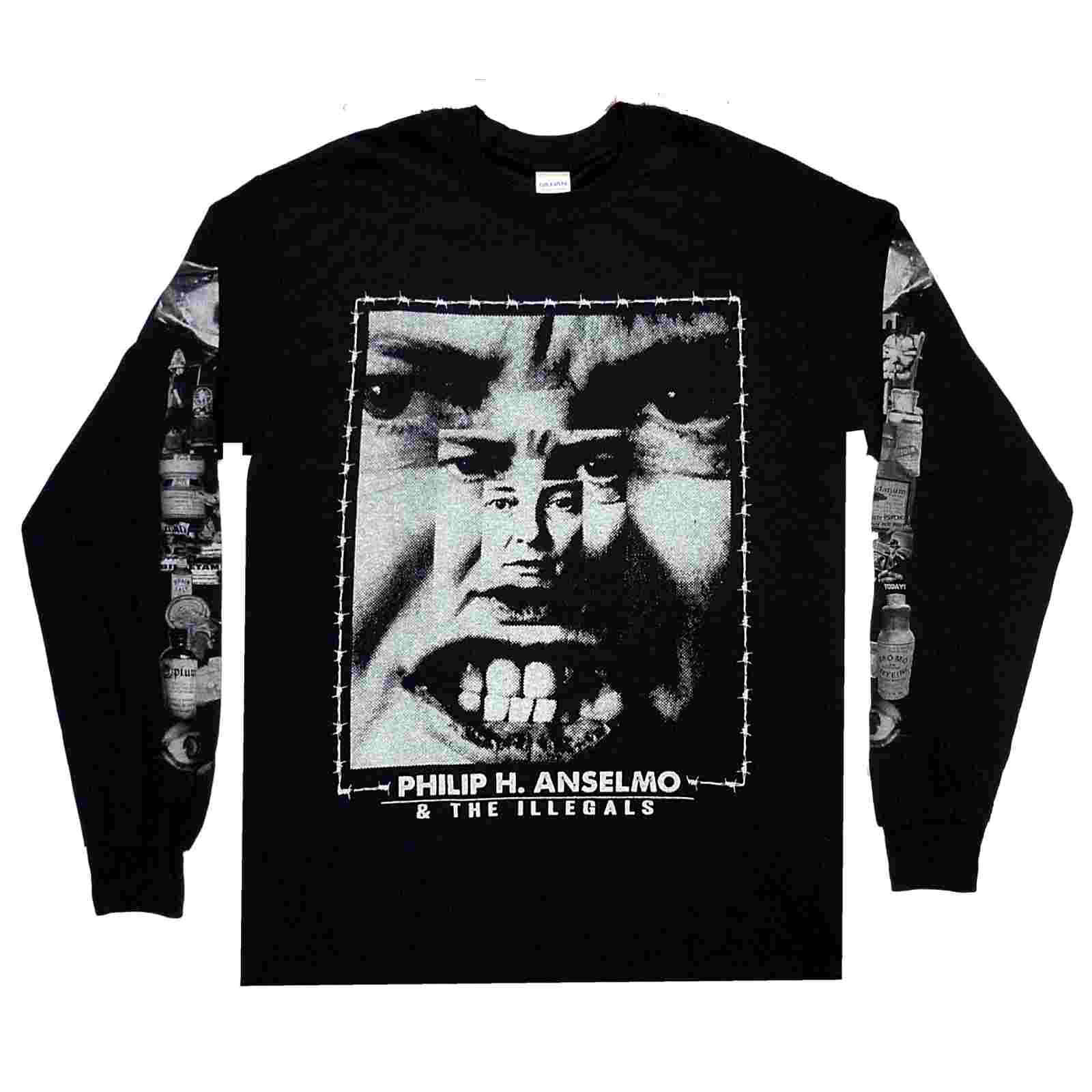 Phil Anselmo & The Illegals Virtue Long Sleeve Shirt S M Official
