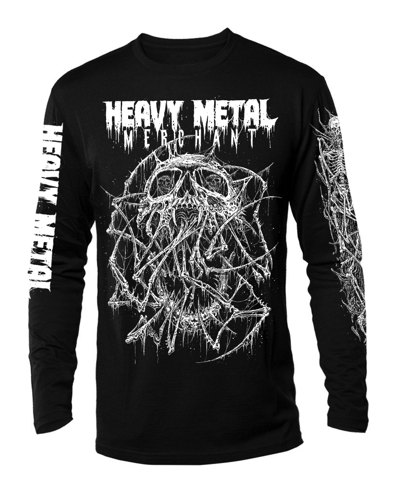 black metal long sleeve shirt