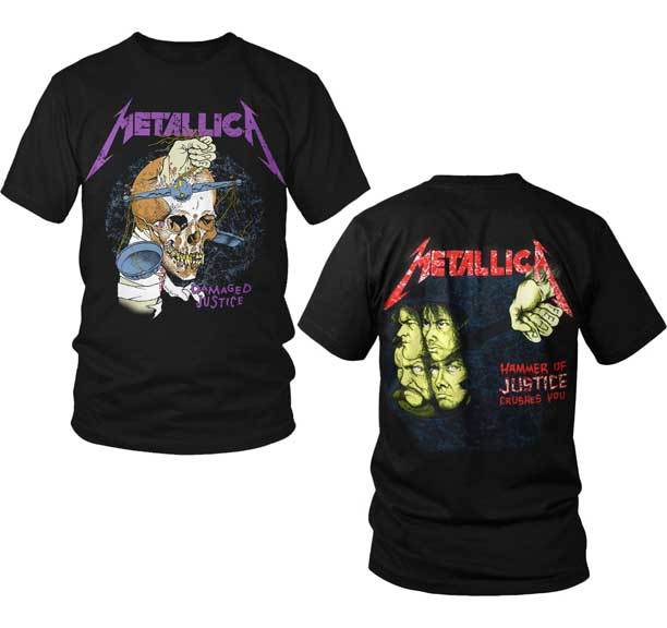 metallica apparel