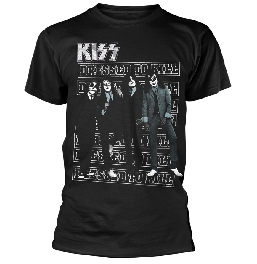 kiss dressed to kill t shirt