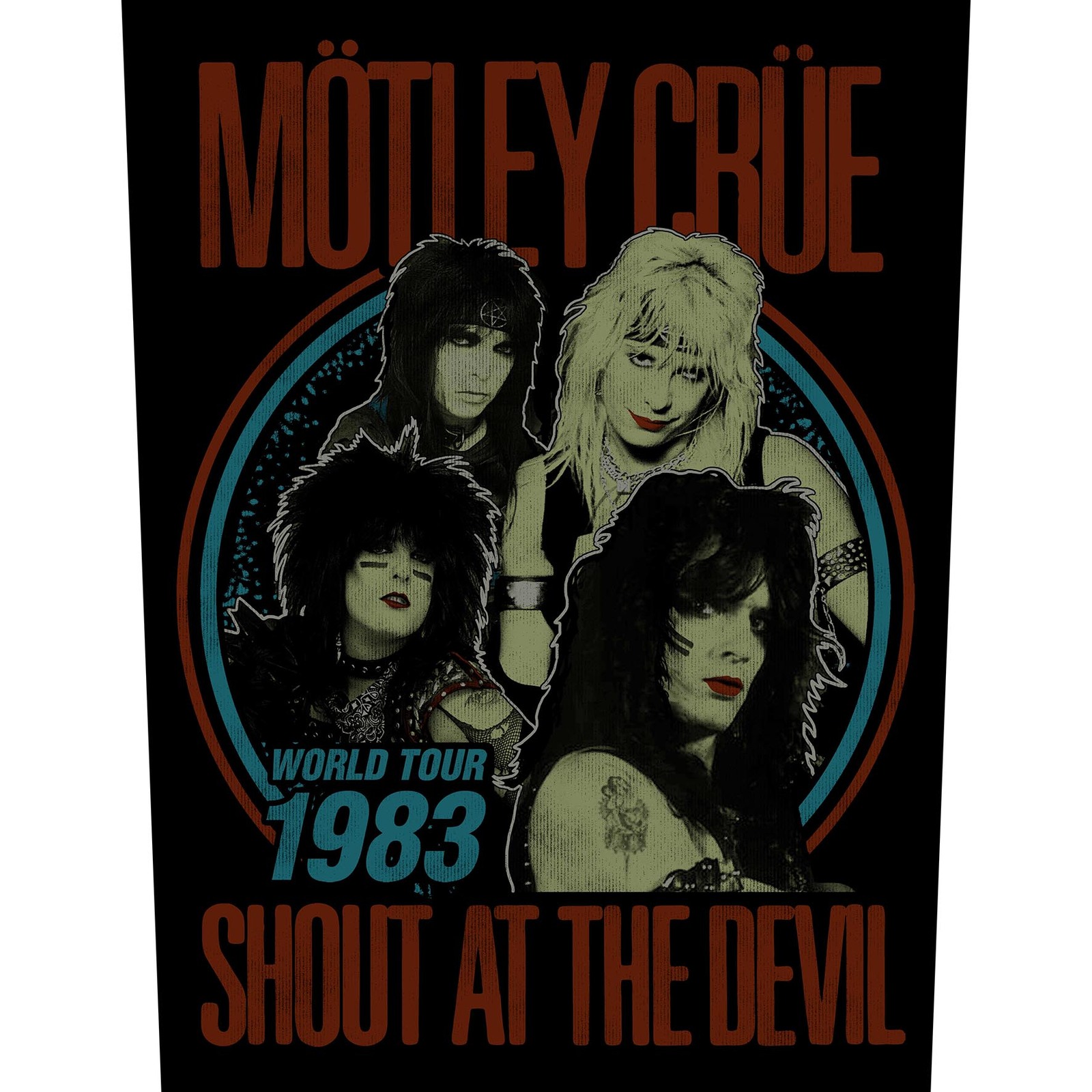 Motley Crue Shout At The Devil Back Patch