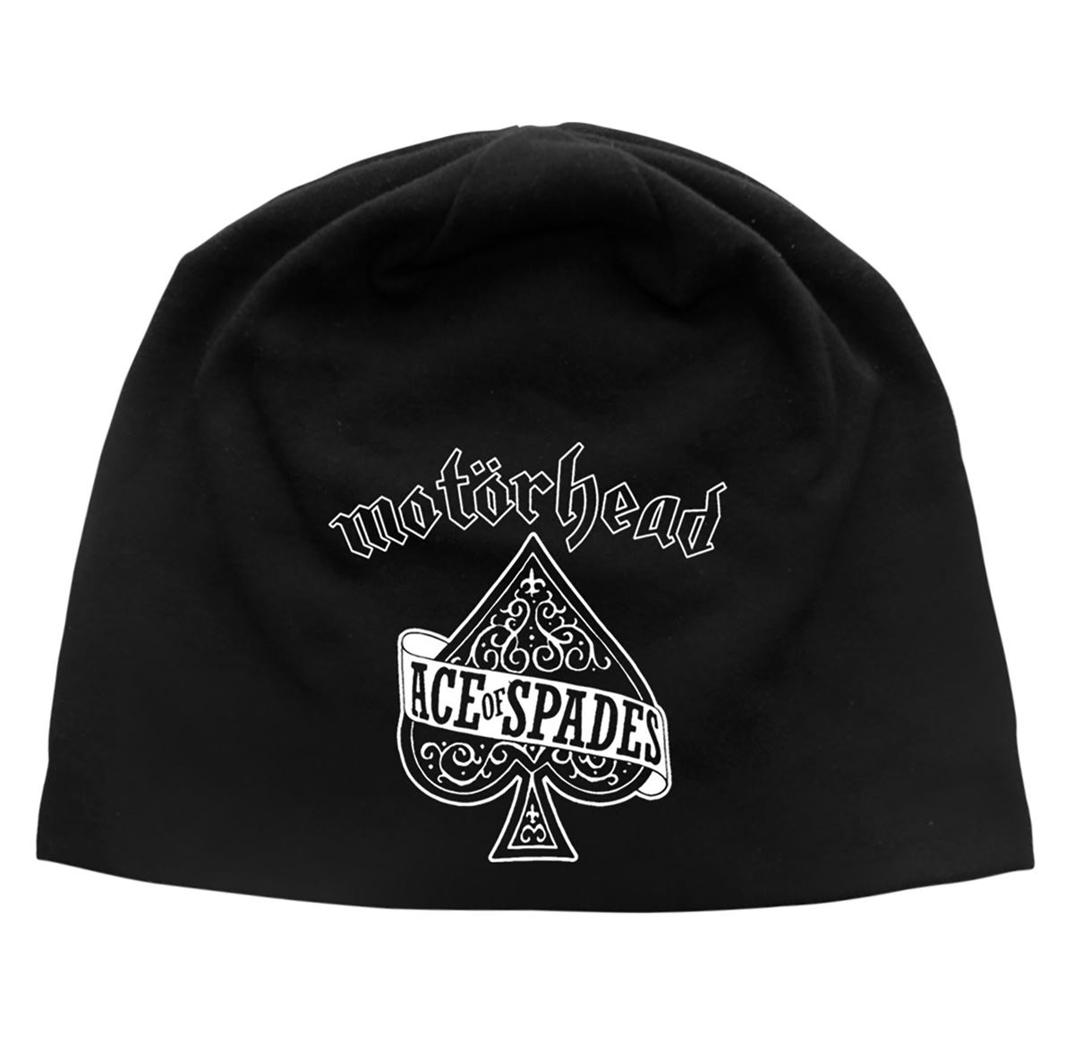 Motorhead Beanie Hat Warpig England Band Logo Official Black Size One Size 