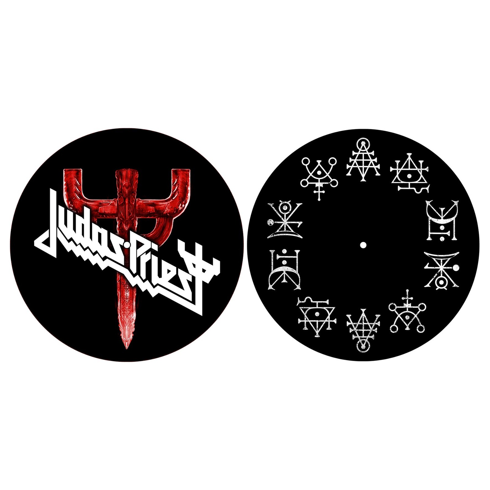 NEW 2 X 5 INCH RED JUDAS PRIEST IRON ON PATCH FREE SHIPPING