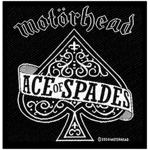 Official Woven Patch Motorhead 2449 Aces Of Spades MotorHead 