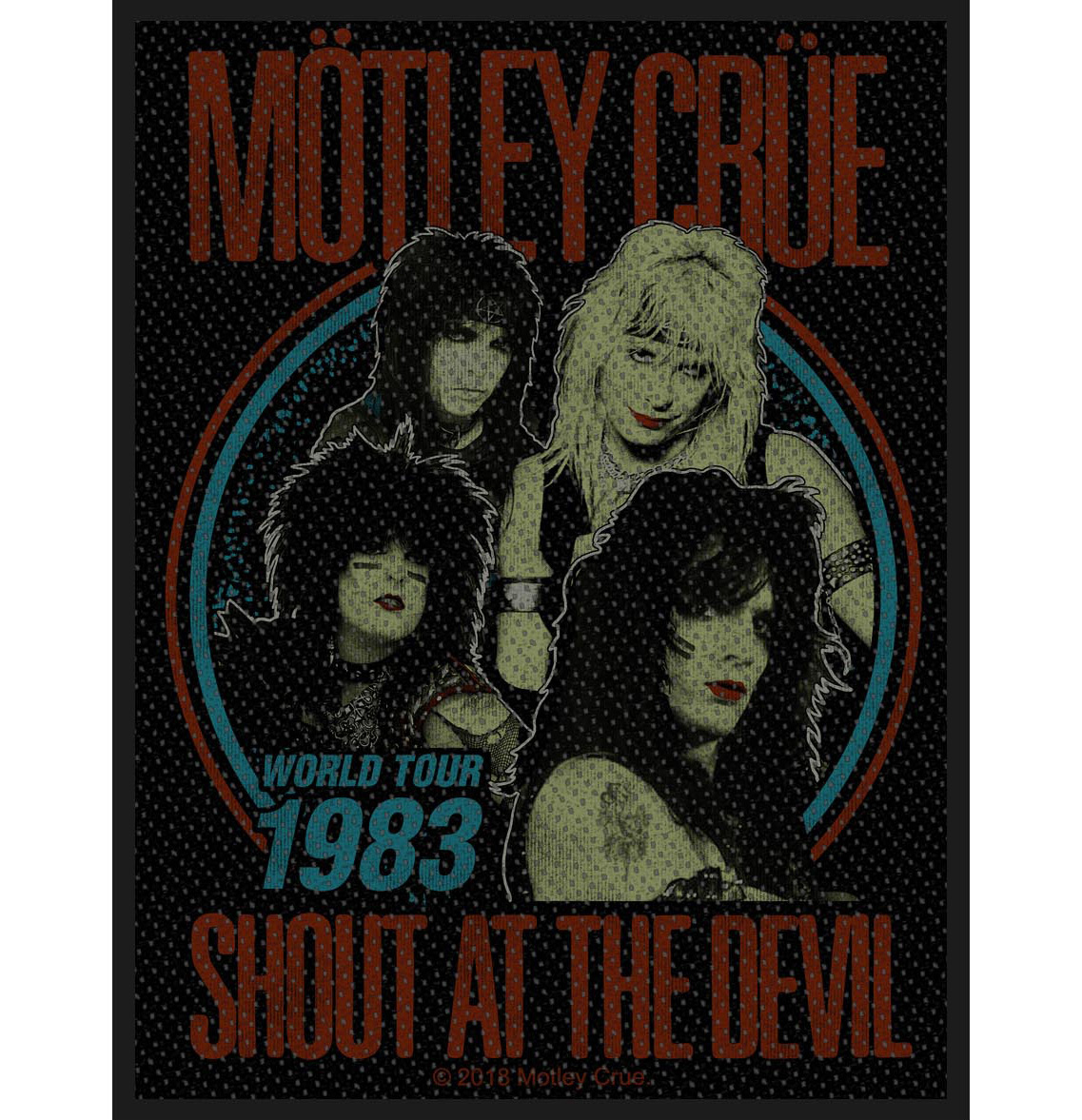 Mötley Crüe 80s Hair Band Rock ‘Shout at the Devil’ Pocket/Purse Mirror 