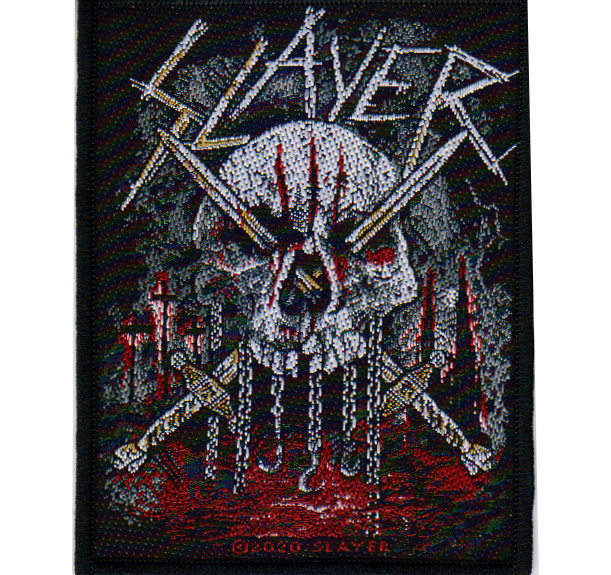 SLAYER - HELL AWAITS ( WOVEN ), Patches