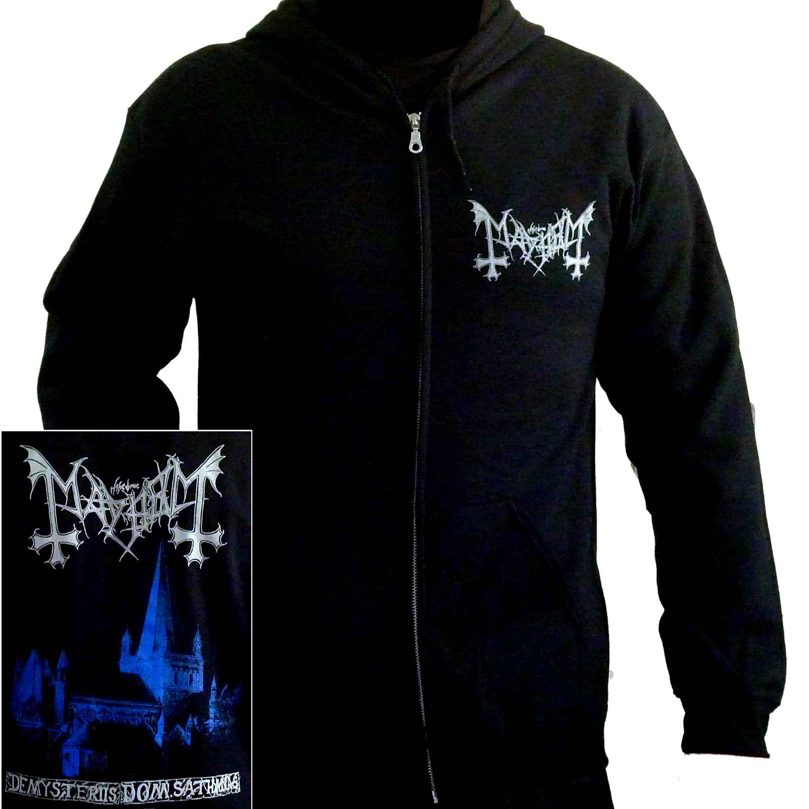Mayhem De Mysteriis Hoodie M L XL Hooded Sweatshirt Offcial Black Metal ...