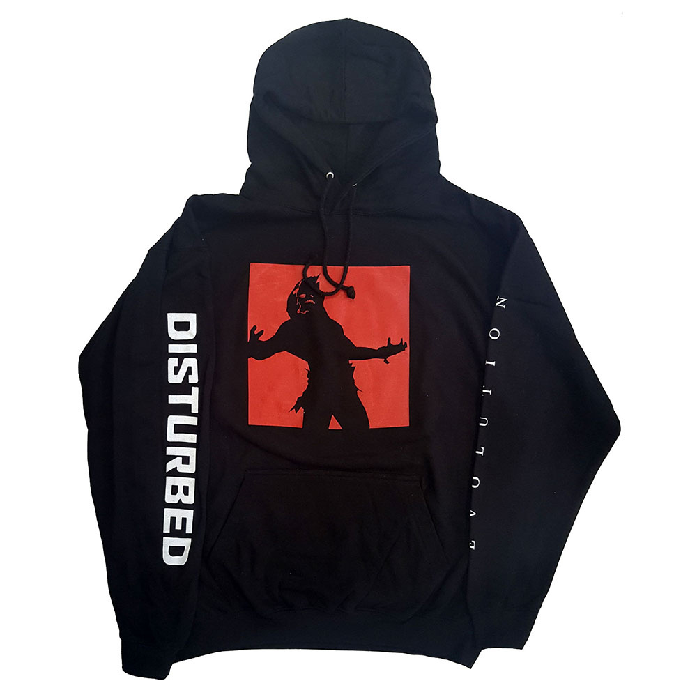 disturbed zip up hoodie