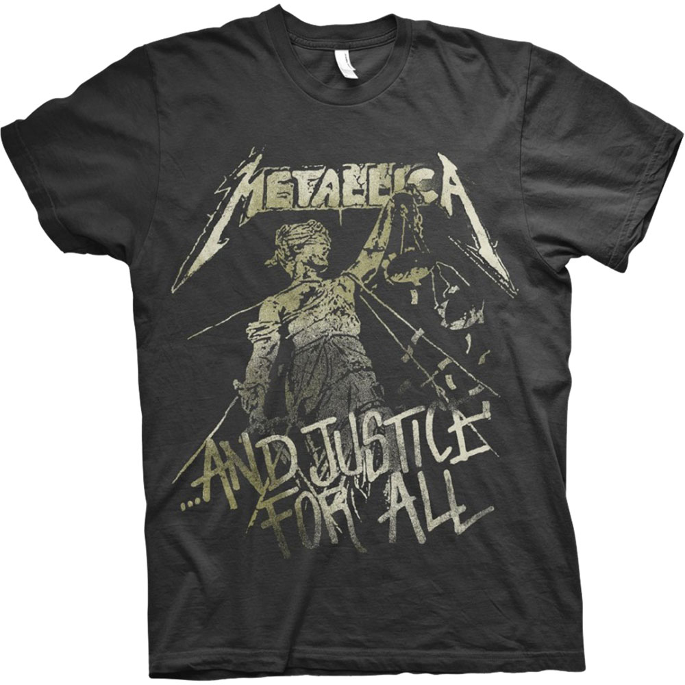 Metallica And Justice For All T Shirt | Official Vintage Style