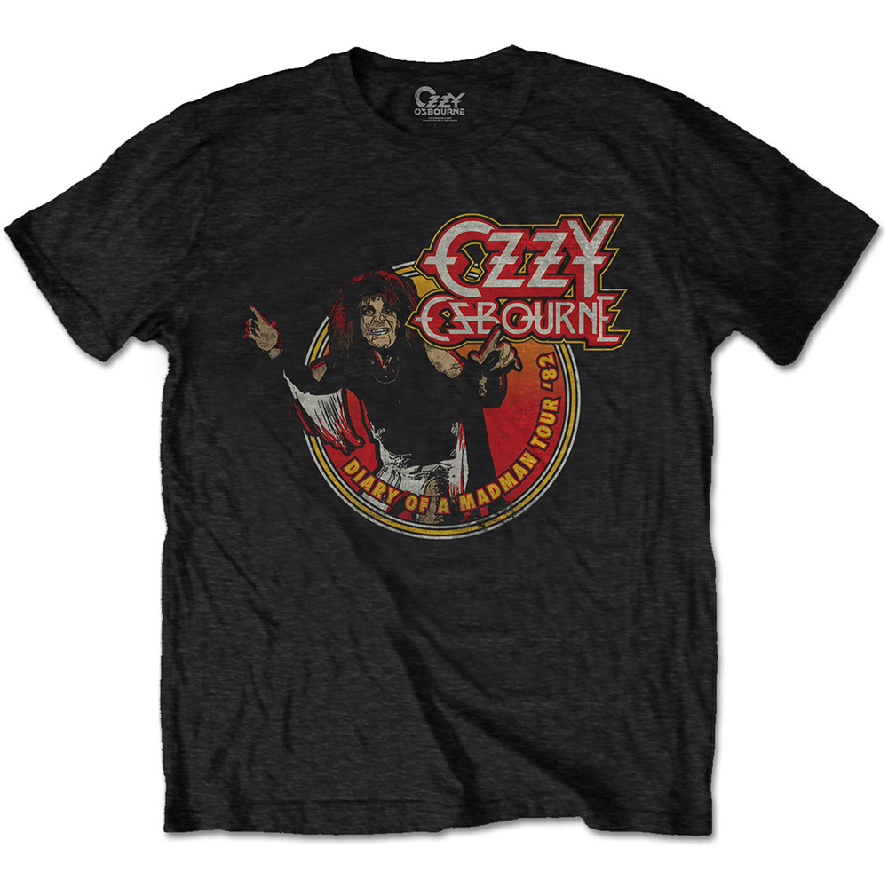 Ozzy Osbourne Diary Of A Madman Tour 82 Shirt