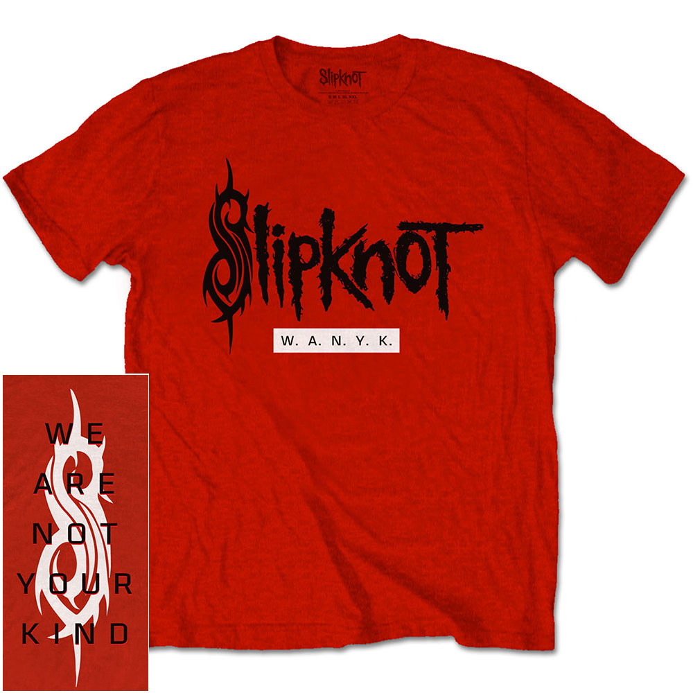 slipknot red shirt