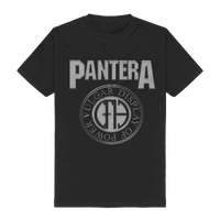 Pantera Vulgar Display Of Power Circle T-Shirt