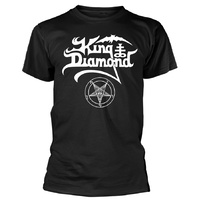 King Diamond Logo Shirt [Size: L]