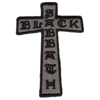 Black Sabbath Cross Logo Patch