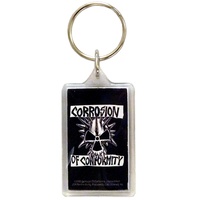 Corrosion Of Conformity Logo Lucite Keychain