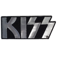 Kiss Chrome Logo Patch