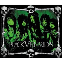 Black Veil Brides Skull Frame Sticker