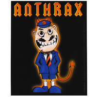Anthrax Devil Man Sticker