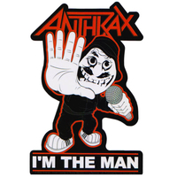 Anthrax I'm The Man Shaped Sticker