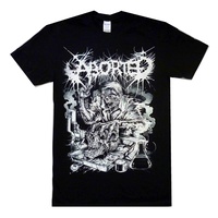 Aborted Mad Scientist Australian Tour Shirt