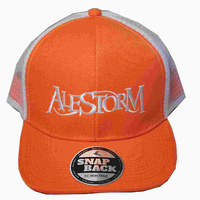 Alestorm Logo Orange Hat Snapback Cap