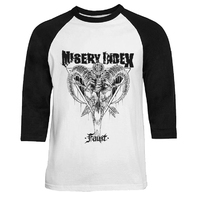 Misery Index Faust Baseball 3/4 Sleeve Shirt