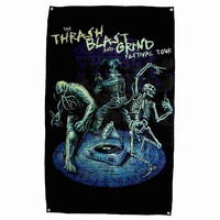 The Thrash Blast & Grind Festival Poster Flag