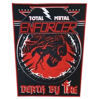 Enforcer Death By Fire Back Patch