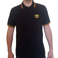 Guns N Roses Classic Logo Black Polo Shirt