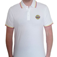 Guns N Roses Classic Logo White Polo Shirt 