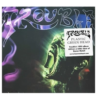 Trouble Plastic Green Head CD Foil Slipcase Reissue