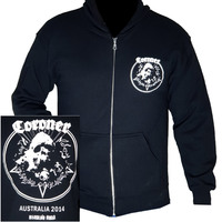 Coroner Australian Tour Zip Hoodie